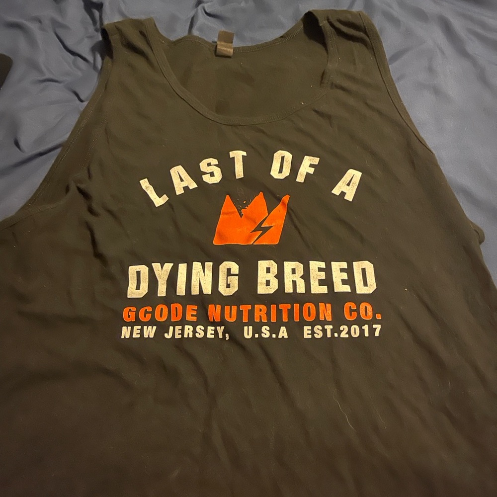 GCode Nutrition mens tank top. Black size X-Large